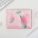 Set "since March 8": cover for PVC passport, keychain and pen Plastic