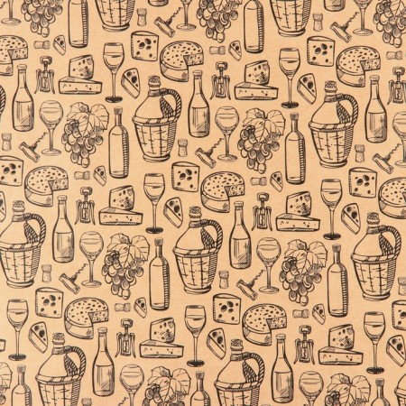 Paper Crafts "wine and cheese", 50 x 70 cm-2