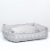 Lesse "Pukhlik", with fur, 58 x 46 x 16 cm, gray with stars
