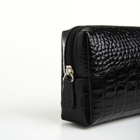 Lightning cosmetic bag, Textura, black color-4