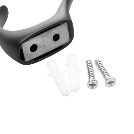 Furniture hook Cappio Heel, two -rod, black-5