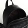 Women's backpack on lightning, black color