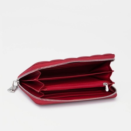 Women's wallet with lightning, red color-2