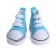Doll sneakers, sole length 5 cm, turquoise color