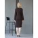 Women's dress, size 50, brown color