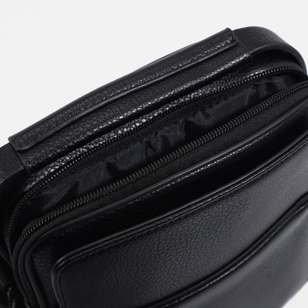 Male bag, black color-5