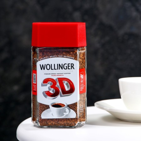 Wollinger 3D coffee is soluble, 95 g-1