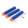A set of soft bullets with suction cups, 10 pcs., Mix color