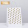 Crafts with gold embossing, round handle, white, 27 x 21 x 11 cm, 120 g