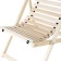 Flexible deck chair, linden 65x103x15 cm