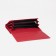 Women's wallet on magnets, red color