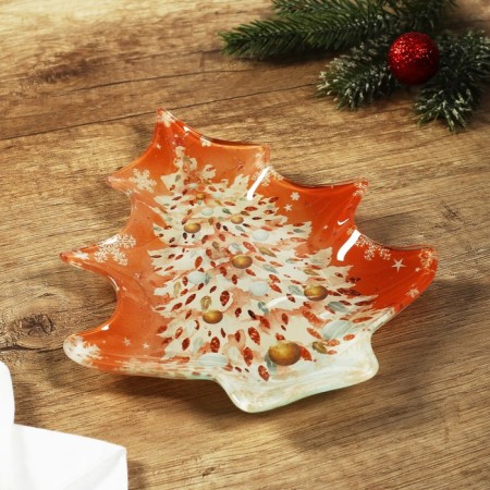 A plate in the form of a Christmas tree "Tender New Year", 16.5x19.5 cm-3