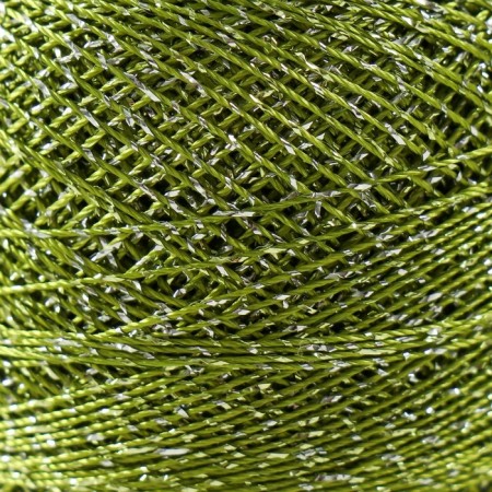 Yarn "Camelia" 70% polyester, 30% lurers 190m/20g (420 green)-3