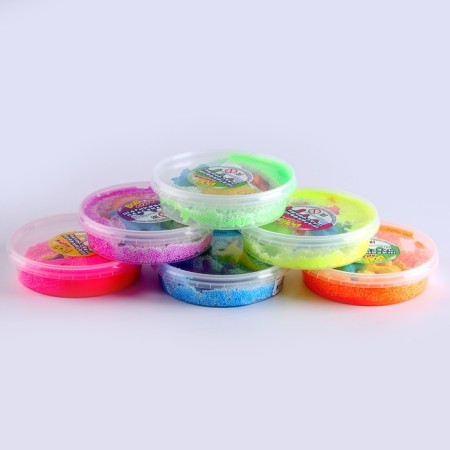 Ball plasticine "Dino 3", 3 figures of dinosaurus inside, mix-4