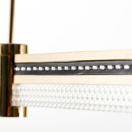 Lamp "Coruna" LED 320W 3000-6000K gold 80x40x15cm Bayerlux-7
