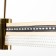Lamp "Coruna" LED 320W 3000-6000K gold 80x40x15cm Bayerlux