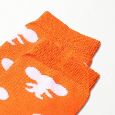 CAFTAN socks Cheburashka r. 41-44 (27-29 cm) Orange-1