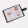 Cover for autoDocations and passports, department for bills, textura, brown color