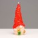 Spend of decorative "Fairytale Dwarf", 5.2x5.8x13.2 cm, red