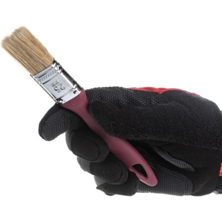 Brush flat bison 4-01011-025, natural bristles, plastic pen, 25mm