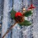 Decor "Winter charm" berry berries leaves, 14 cm