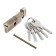 The cylinder mechanism standard MAX, 70 mm (35x35V), 5 keys, key/turntable, antique bronze 106639