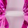 Pompom 1pc, fuchsia color+ pink