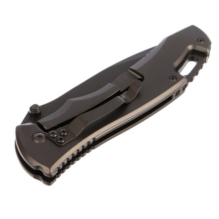 Singer folding knife with a clip, 133 mm, hilt: stainless steel, gift boxing-2