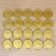 KOMFI canning cover, TO-82 mm, metal, varnish, packaging 20 pcs, gold color