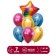 Set of balls "heart. Gradient ”, latex, foil set 7 pcs.