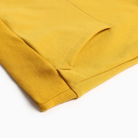 Kit for children (sweatshirt, trousers), mustard color, height 104 cm-11