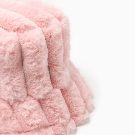Panama winter minku, pink color, rr 56-58-4