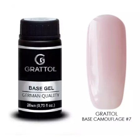 Camouflage base Grattol No. 7, 20 ml