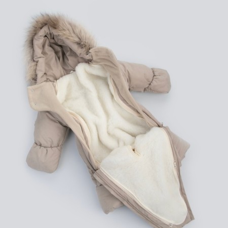 Combiason-transformer children's kinderlitto "Velvet", height 68-80 cm, color light-beige color-7