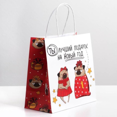 Gift package “You are the best gift”, 22 x 22 x 11 cm, New Year-2