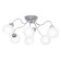 Ceiling chandelier Citilux "Luciana" CL147161, 62x62x29 cm, 6x60W, E14, color gray
