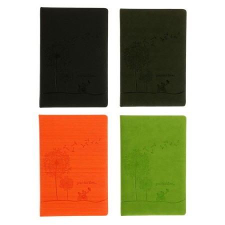 Deliciper of Leduced A5, 148 sheets in a ruler, PVC cover, mix