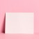 Postcard —a Love You, striped, 8 × 6 cm