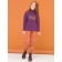 Jumper for girls, height 122 cm, burgundy color