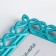 Photo frame 10x15 cm plastic L-7 turquoise (plastic screen)