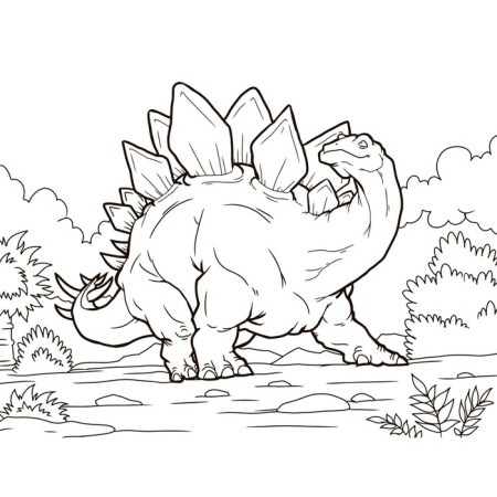 Dinosaurs. Cool coloring pages-2