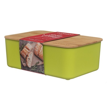 Khlebnitsa Oursson, 29.6 × 19.6 × 11 cm, with a cutting board, green