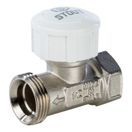 Thermostatic valve Stout SVT-0001-000015, straight, 1/2 "-3