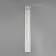 Metal zipper, No. 3, non -proceeding, automatic lock, 60 cm, white/nickel color