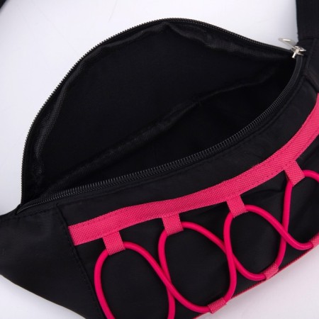 Board waist with lacing, black color-4