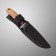 Hunting knife "ATLI" 16 cm, blade 80mm/2.8 mm, tree