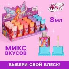 Блеск для губ детский, микс вкусов, 8 мл "Блум", WINX