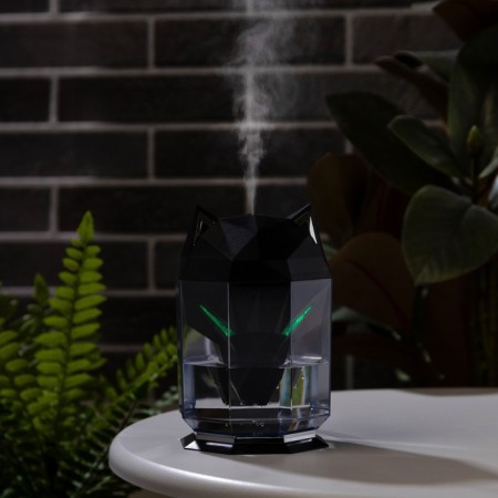 Air humidifier Luazon HM-12 "Wolf", ultrasonic, 650 ml, 2 W, submersible, USB, black-1