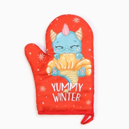 Set of Gift shade Winter: mittens-output, silicone blade-2