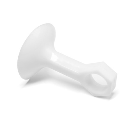 Lockland door limiter on the handle, d = 18 mm, h = 68 mm, white color-9